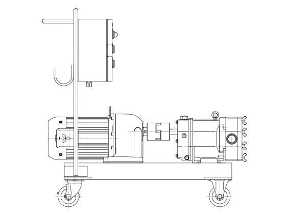 電極式レベル計取付
