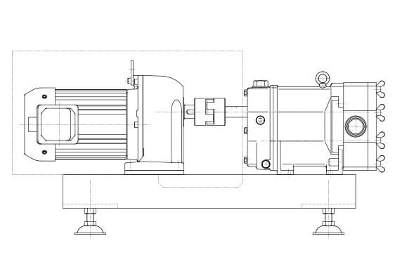 直結・固定式・モータ全カバー